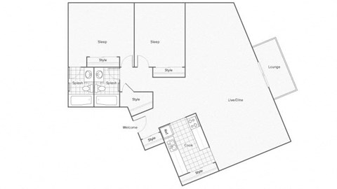 Smentana_Floorplan at ReNew at Neill Lake, Eden Prairie, 55344
